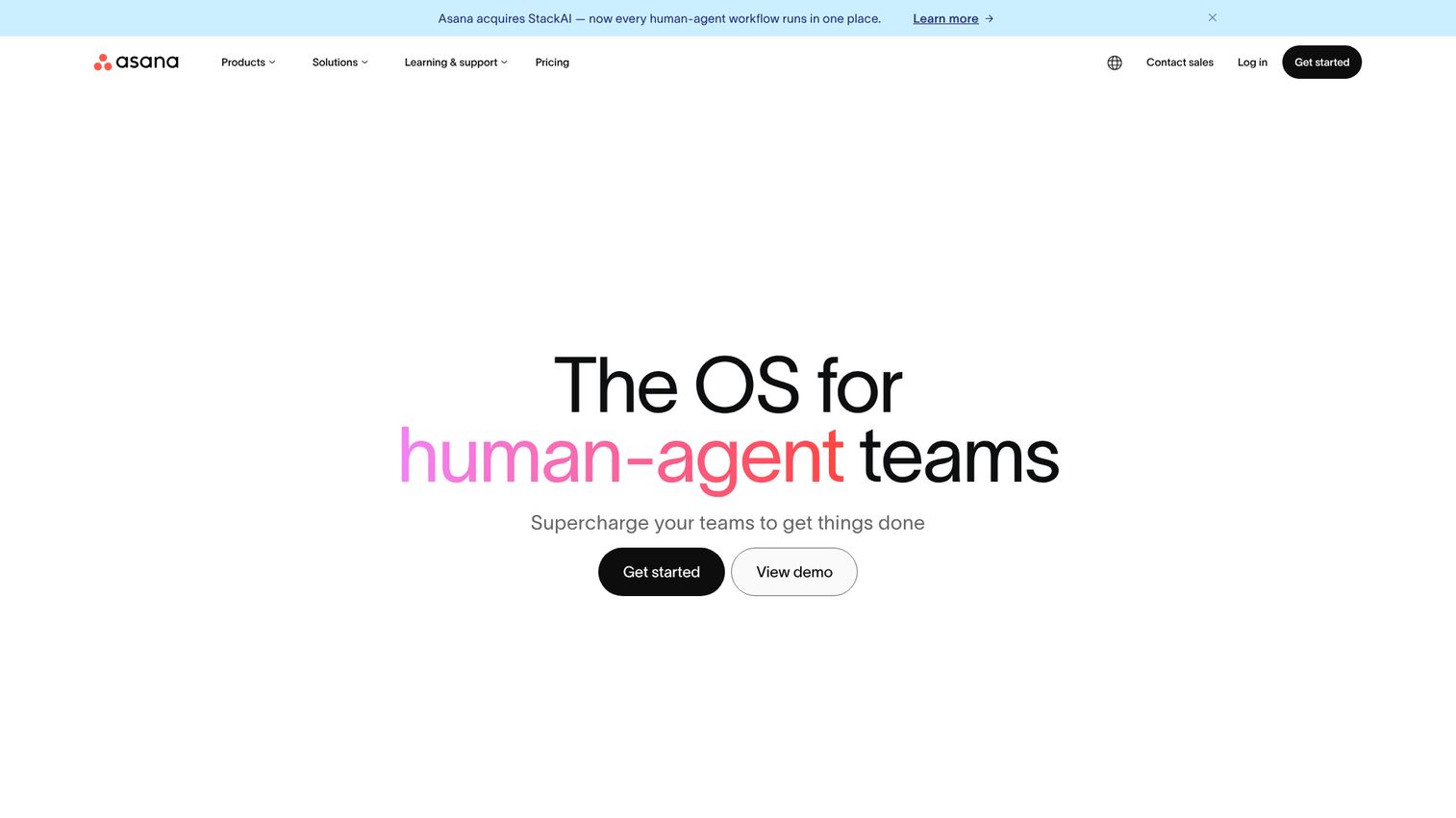 Asana Goals OKR software