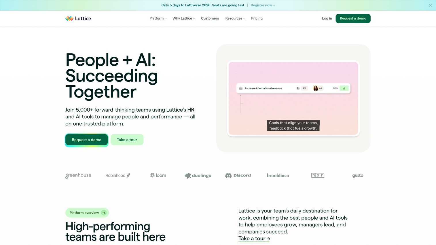 Lattice OKR software