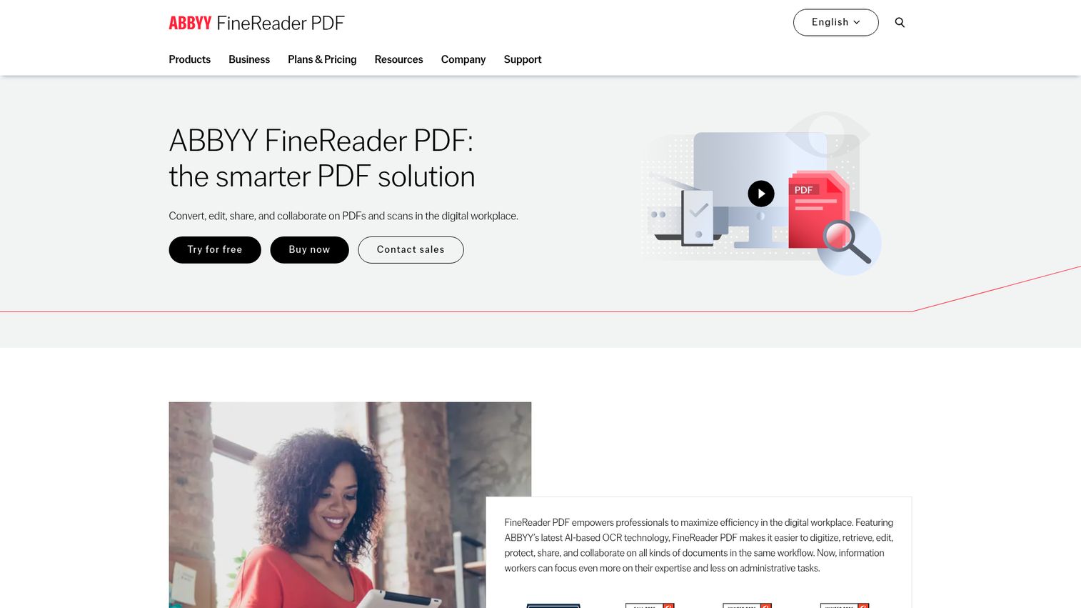 ABBYY FineReader PDF screenshot