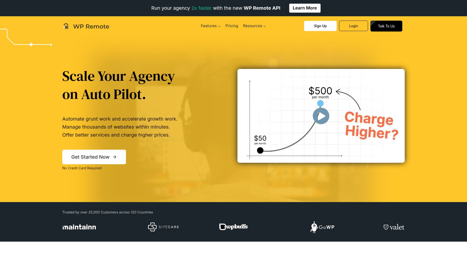 WP Remote WordPress management dashboard