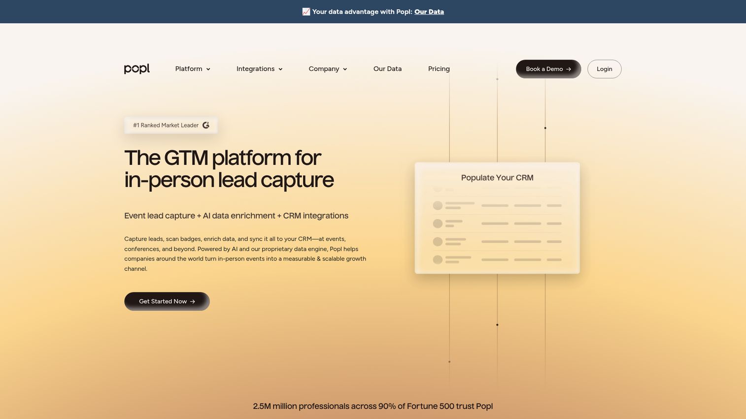 Popl event lead capture and badge scanning platform