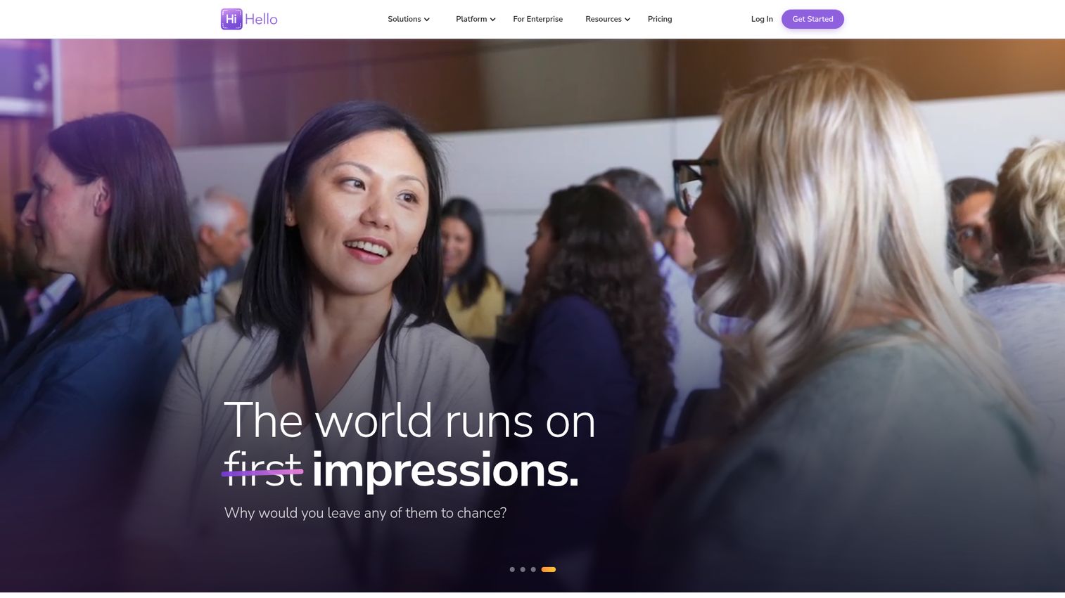 HiHello digital business card and lead capture platform