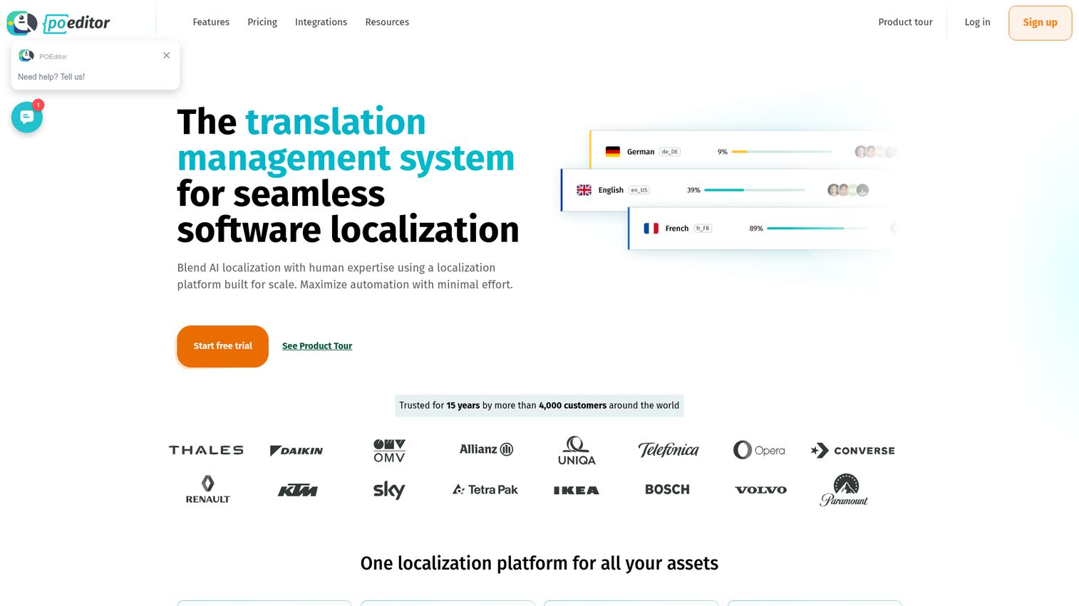 POEditor lightweight localization platform