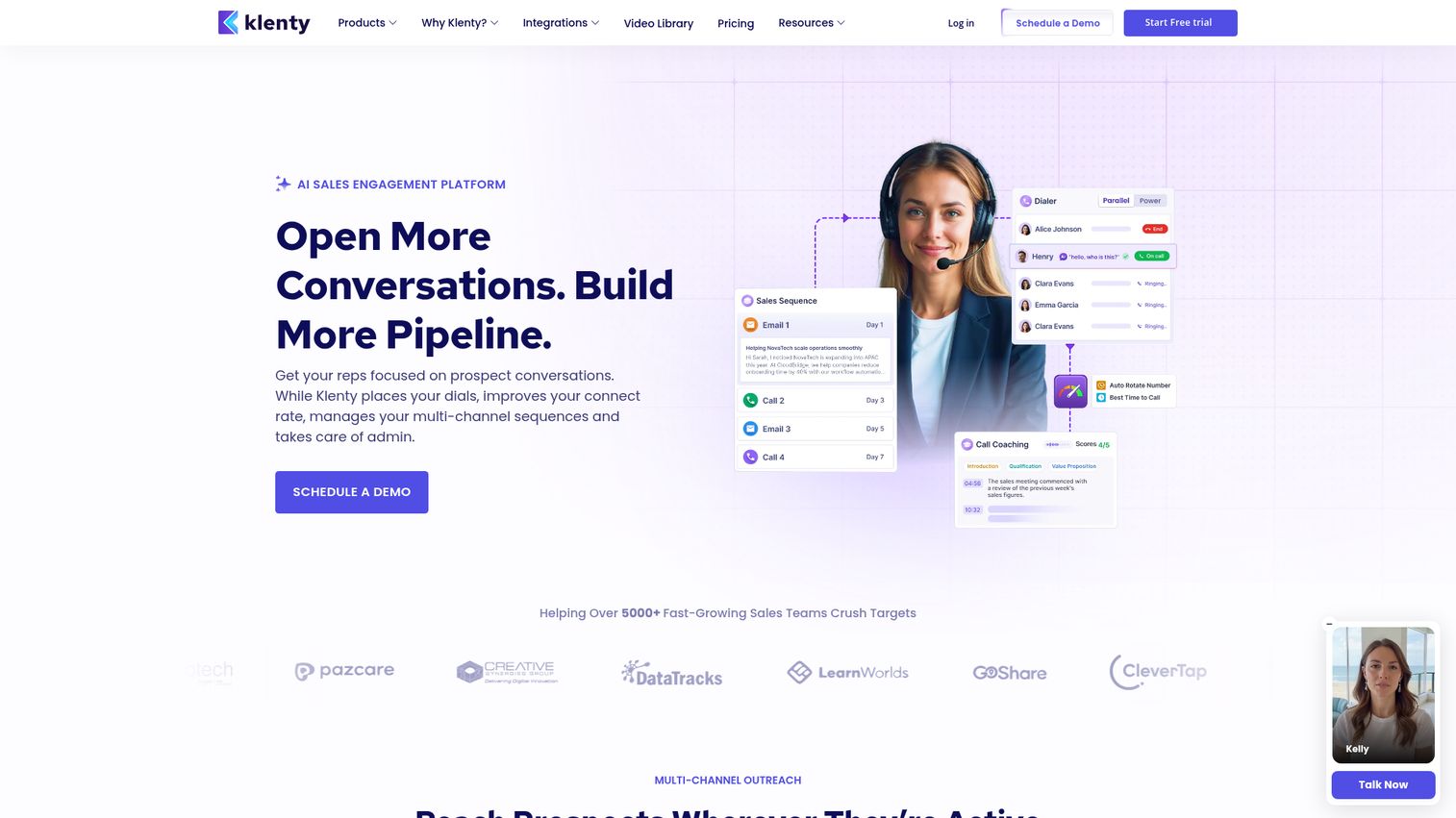 Klenty CRM-native sales engagement platform
