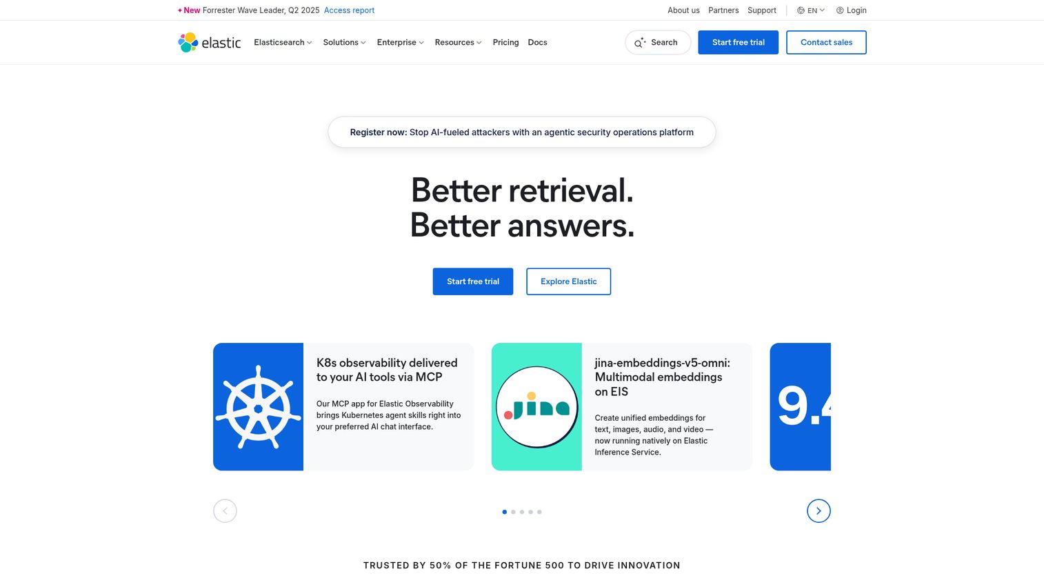 Elastic Observability platform