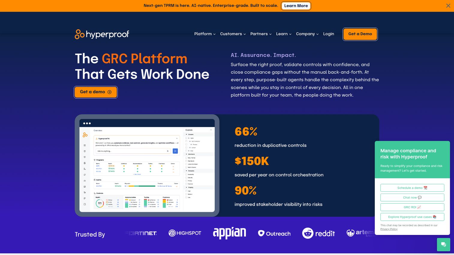 Hyperproof GRC and compliance operations platform
