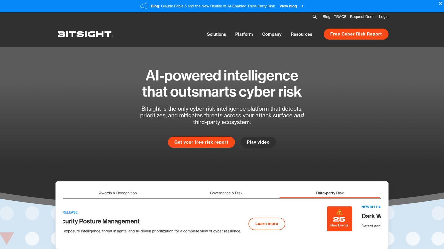 Bitsight cyber risk intelligence platform