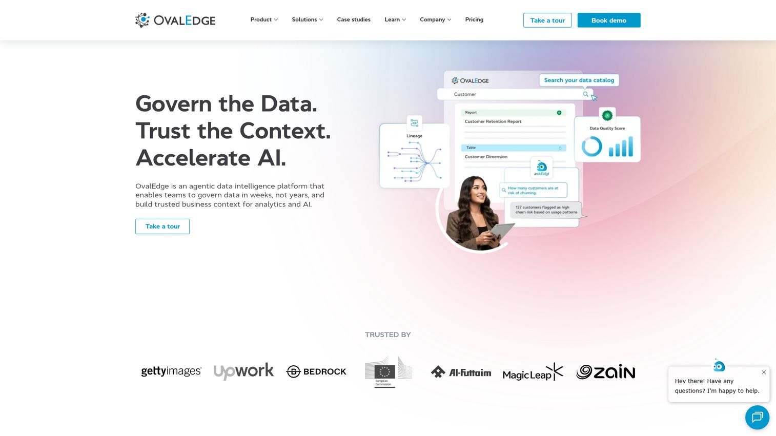 OvalEdge data catalog and governance platform