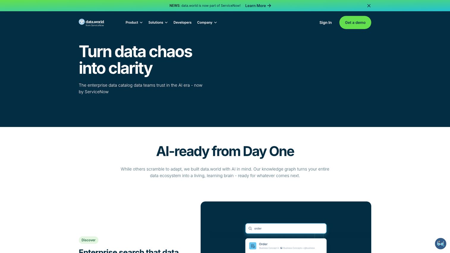 data.world cloud catalog and knowledge graph platform