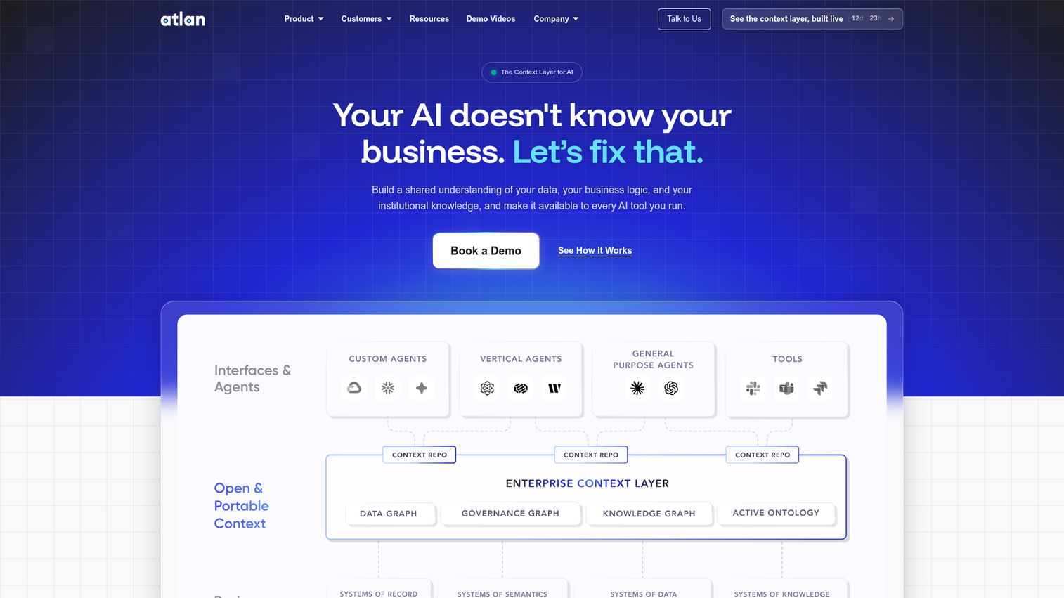Atlan modern data workspace and metadata platform
