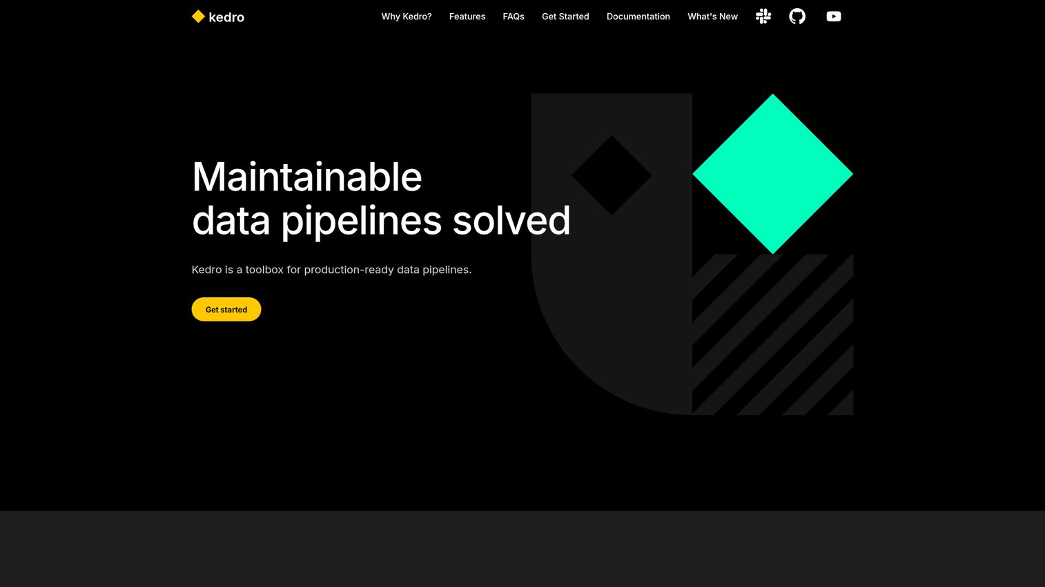 Kedro open-source Python pipeline framework