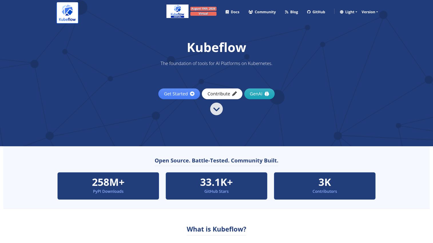 Kubeflow Kubernetes-native machine learning platform