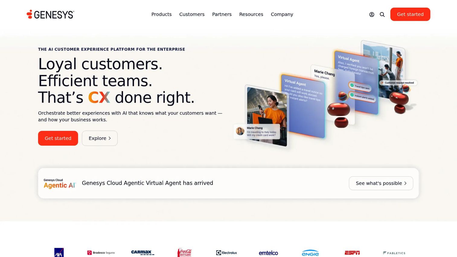 Genesys Cloud CX AI-powered customer experience platform.