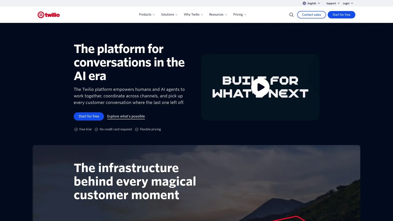 Twilio Flex programmable omnichannel contact center platform interface