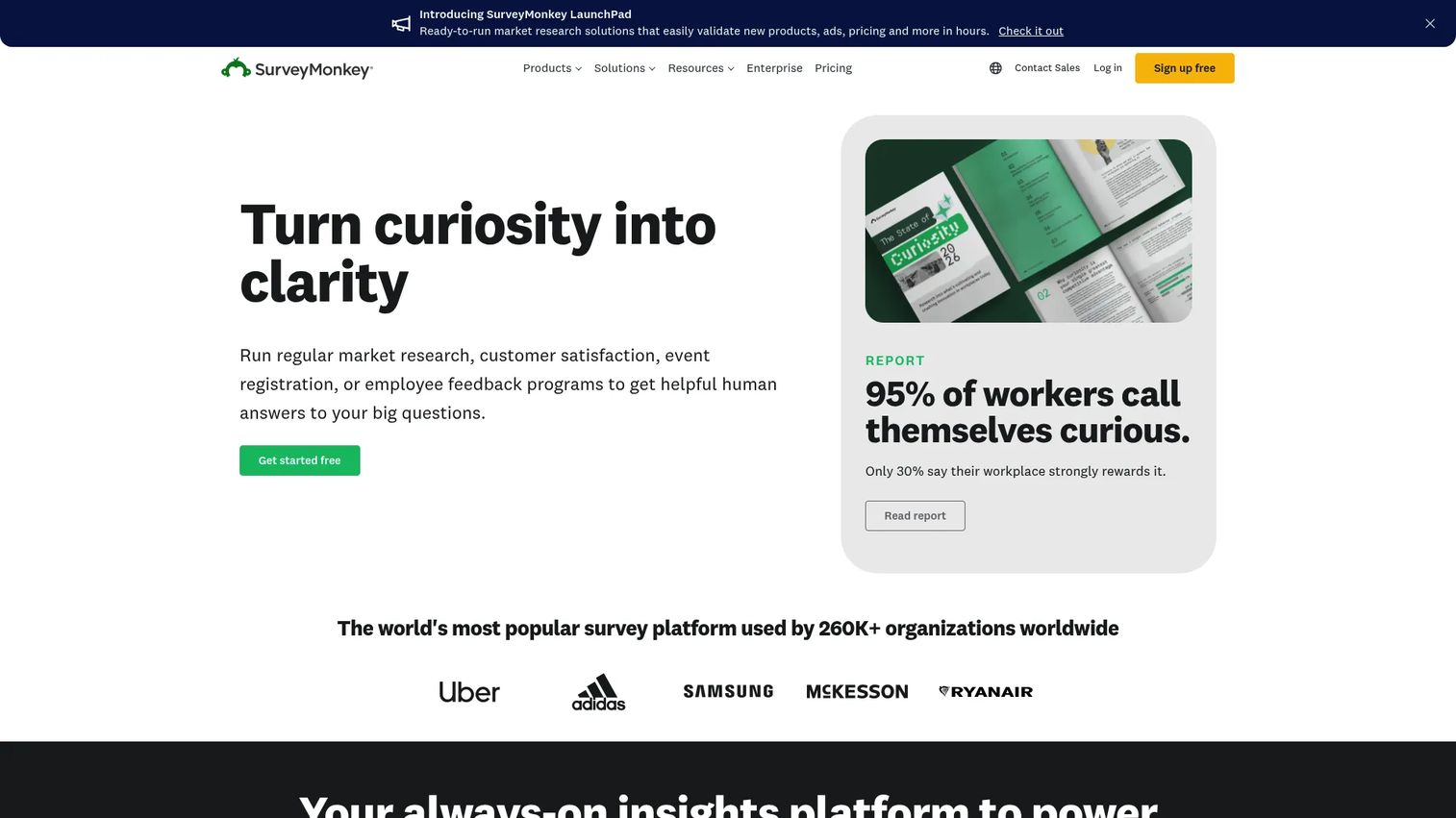 SurveyMonkey accessible 360 survey tool with templates.