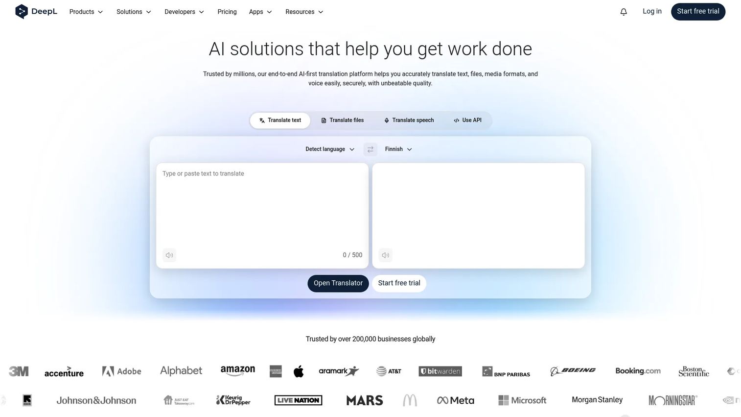 DeepL translation software