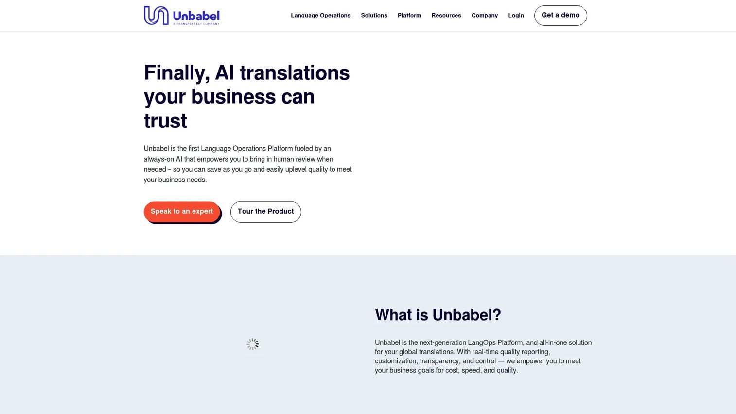 Unbabel language operations platform