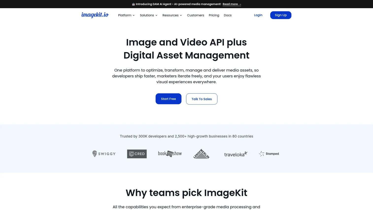 ImageKit image optimization software