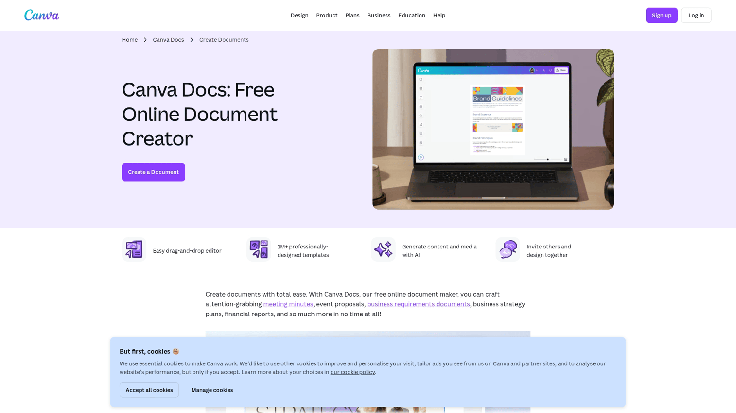3. Canva Docs