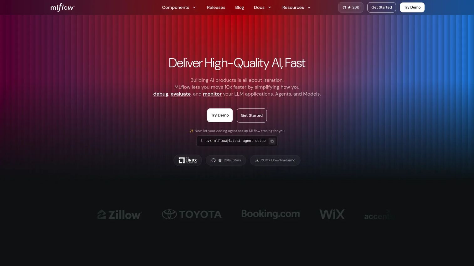 MLflow open-source AI engineering platform