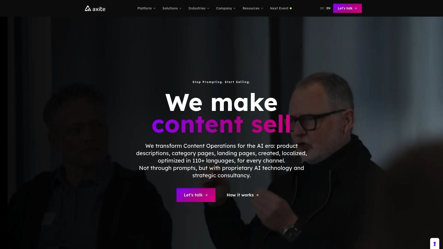 AX Semantics multilingual content automation