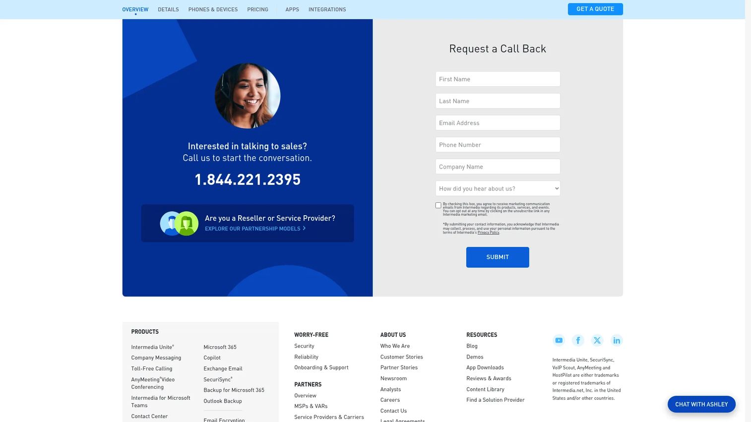 Intermedia Unite UCaaS platform