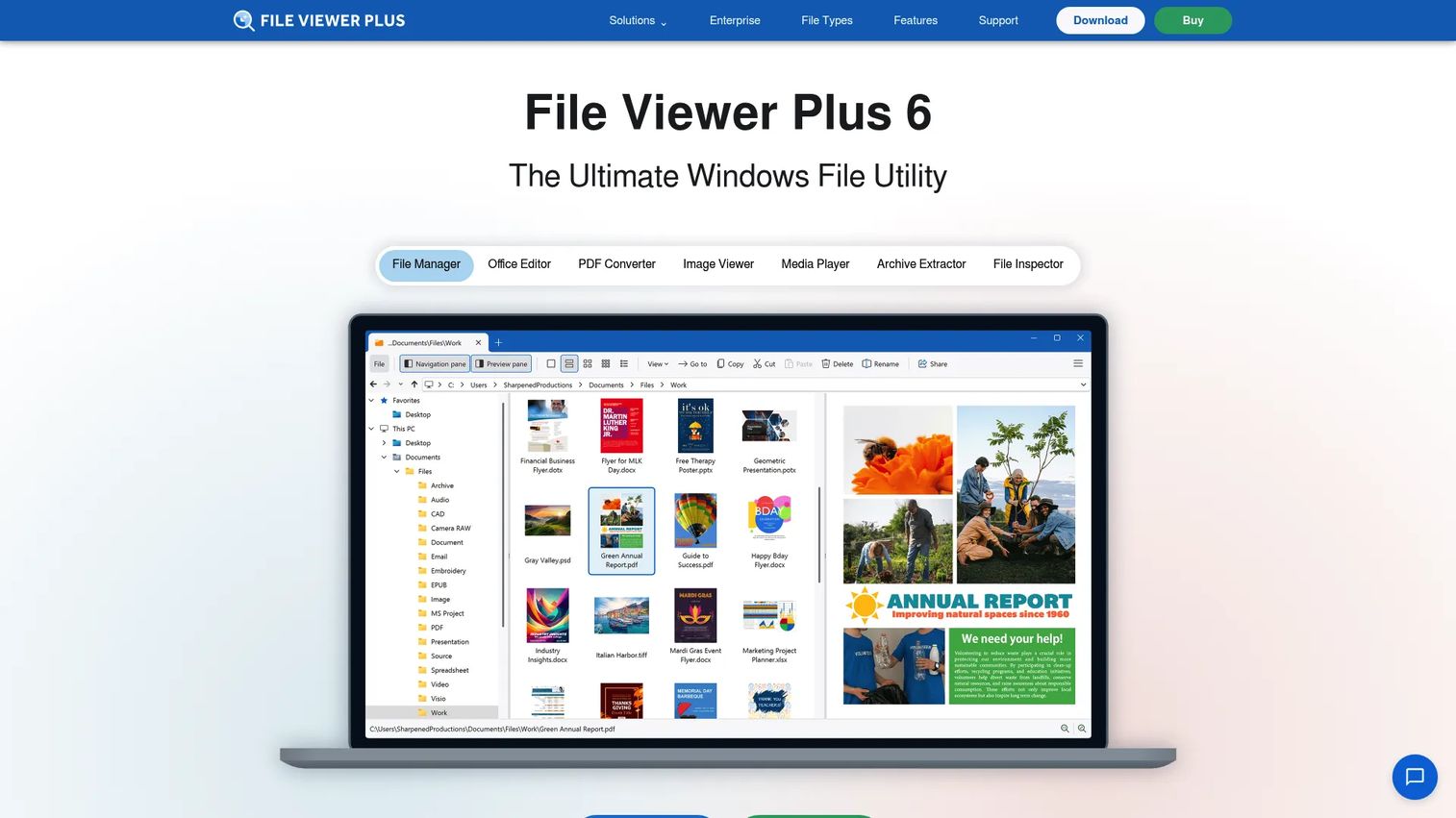 File Viewer Plus universal file viewer for Windows