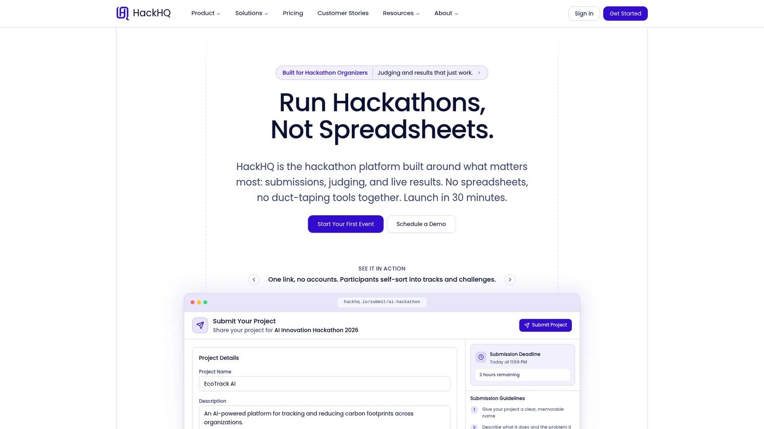 HackHQ screenshot