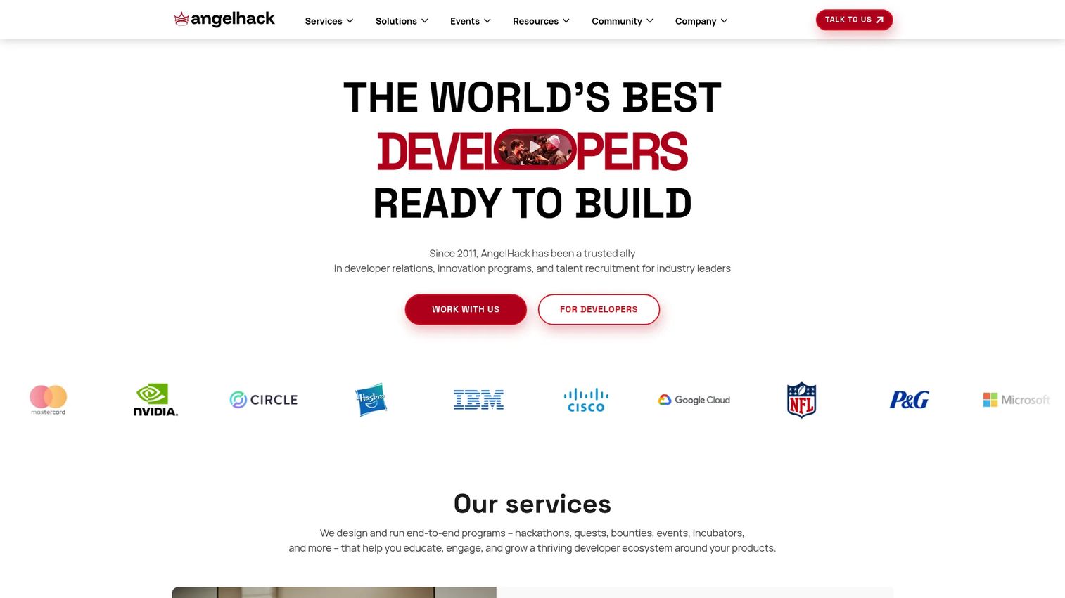 AngelHack screenshot
