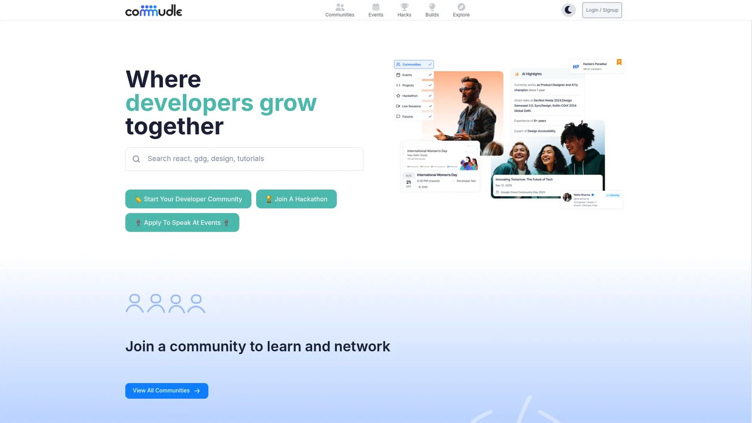 Commudle screenshot