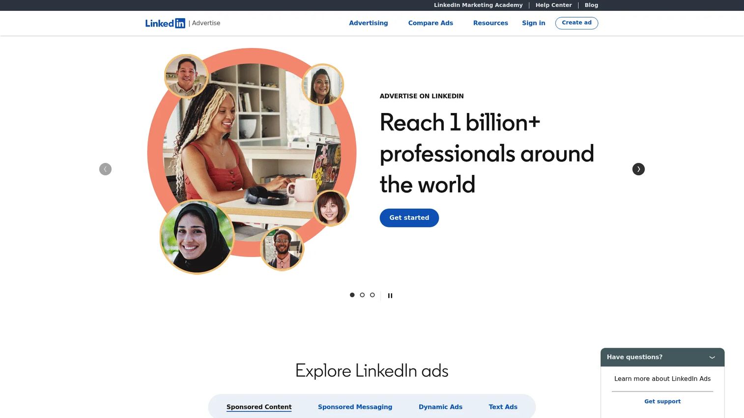 LinkedIn Ads campaign manager for B2B targeting