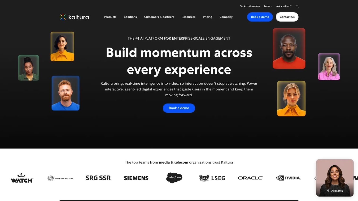 Kaltura video experience cloud