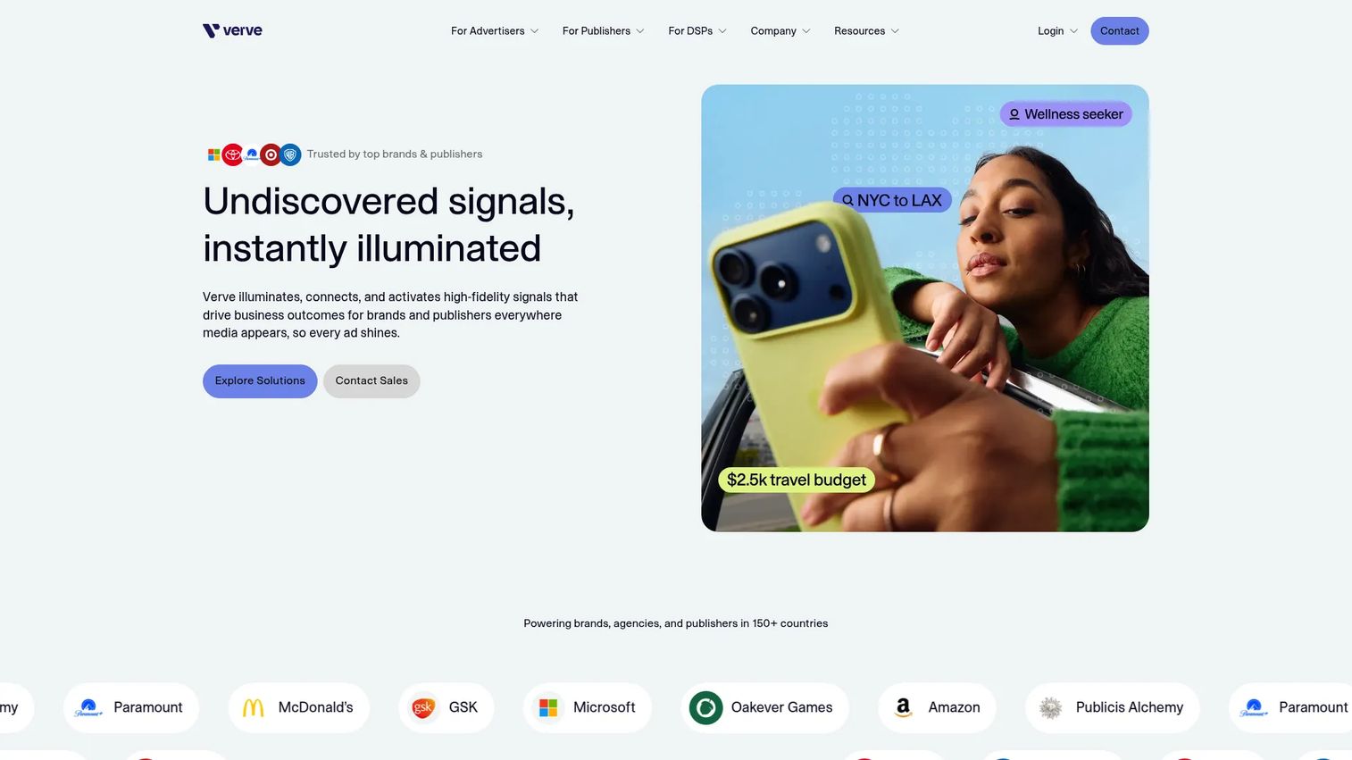 Verve advertising technology platform
