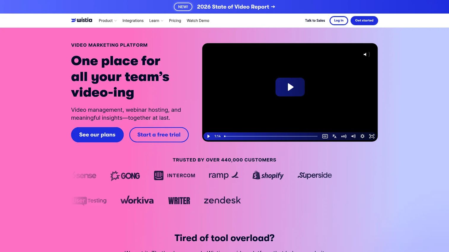 Wistia video advertising software