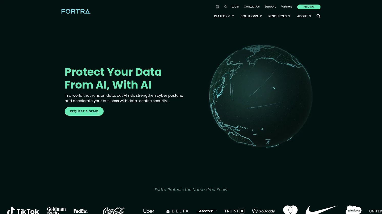 Fortra PhishLabs brand protection homepage