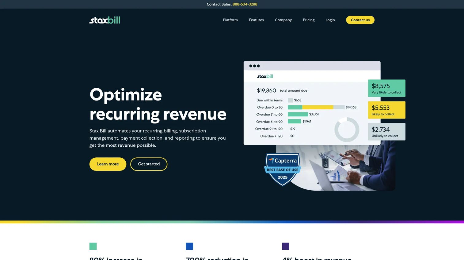 Stax Bill subscription billing and revenue automation software