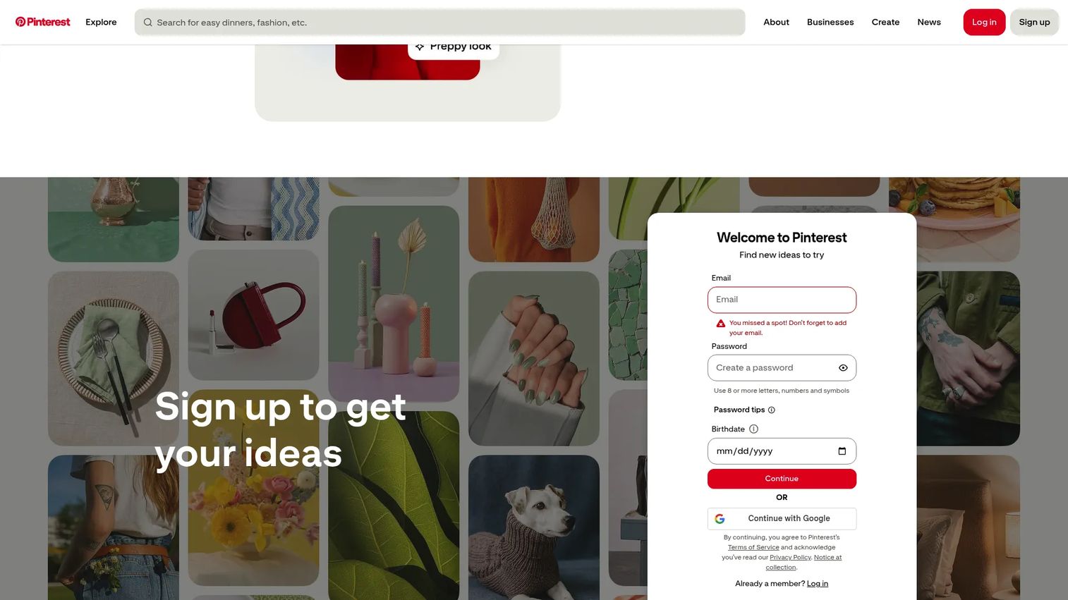 Pinterest social commerce platform