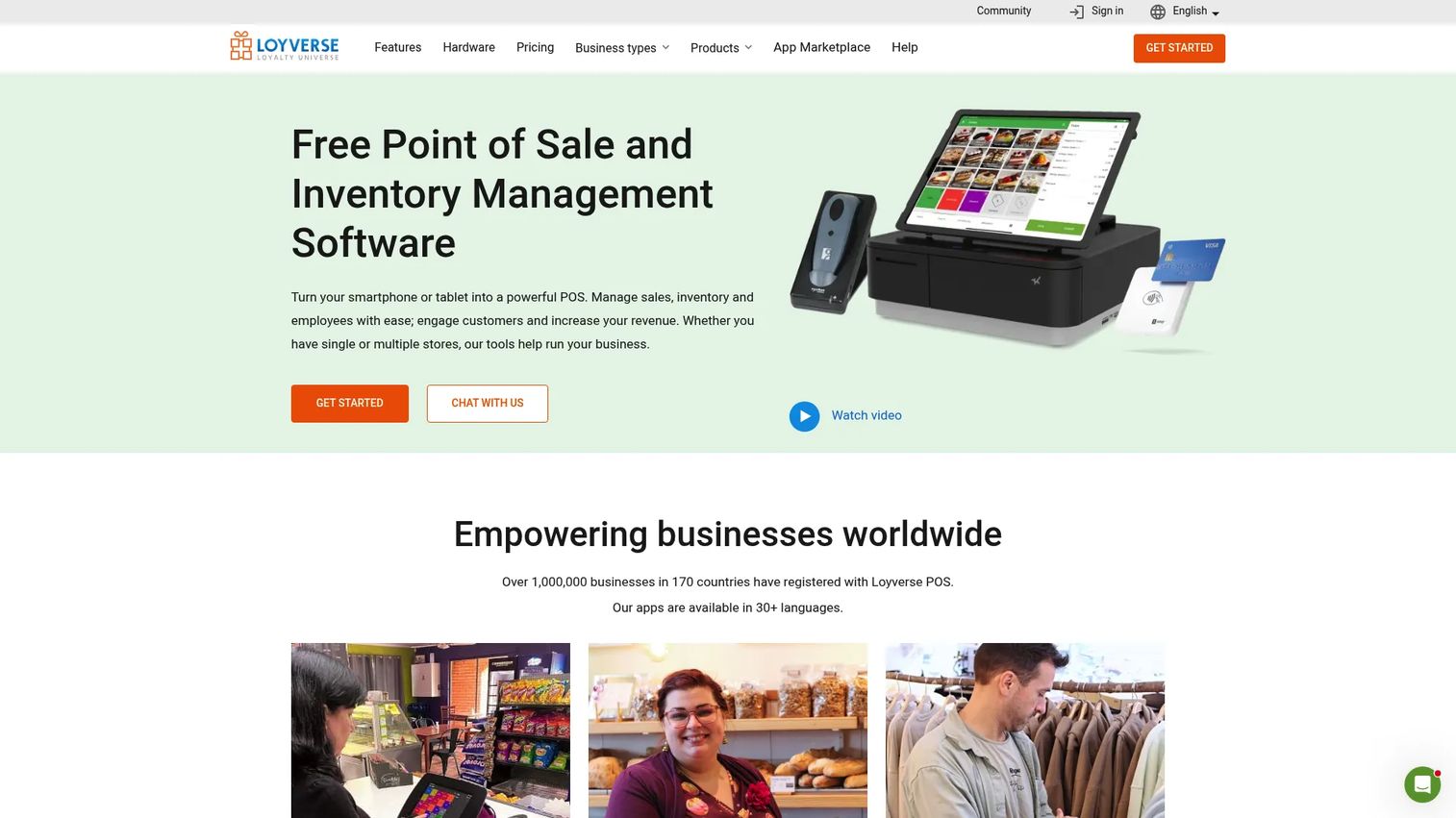 Loyverse POS software interface