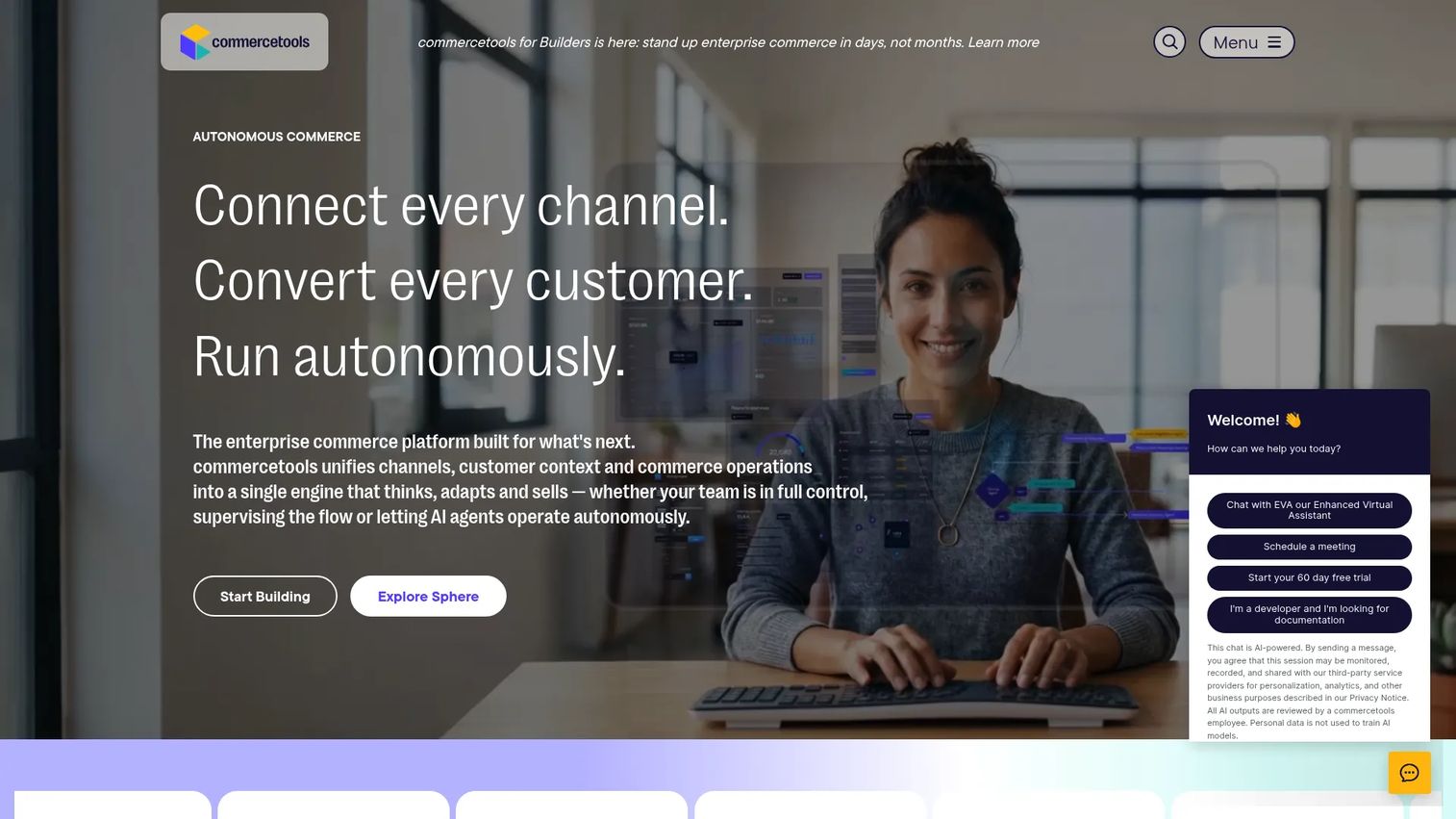 commercetools homepage
