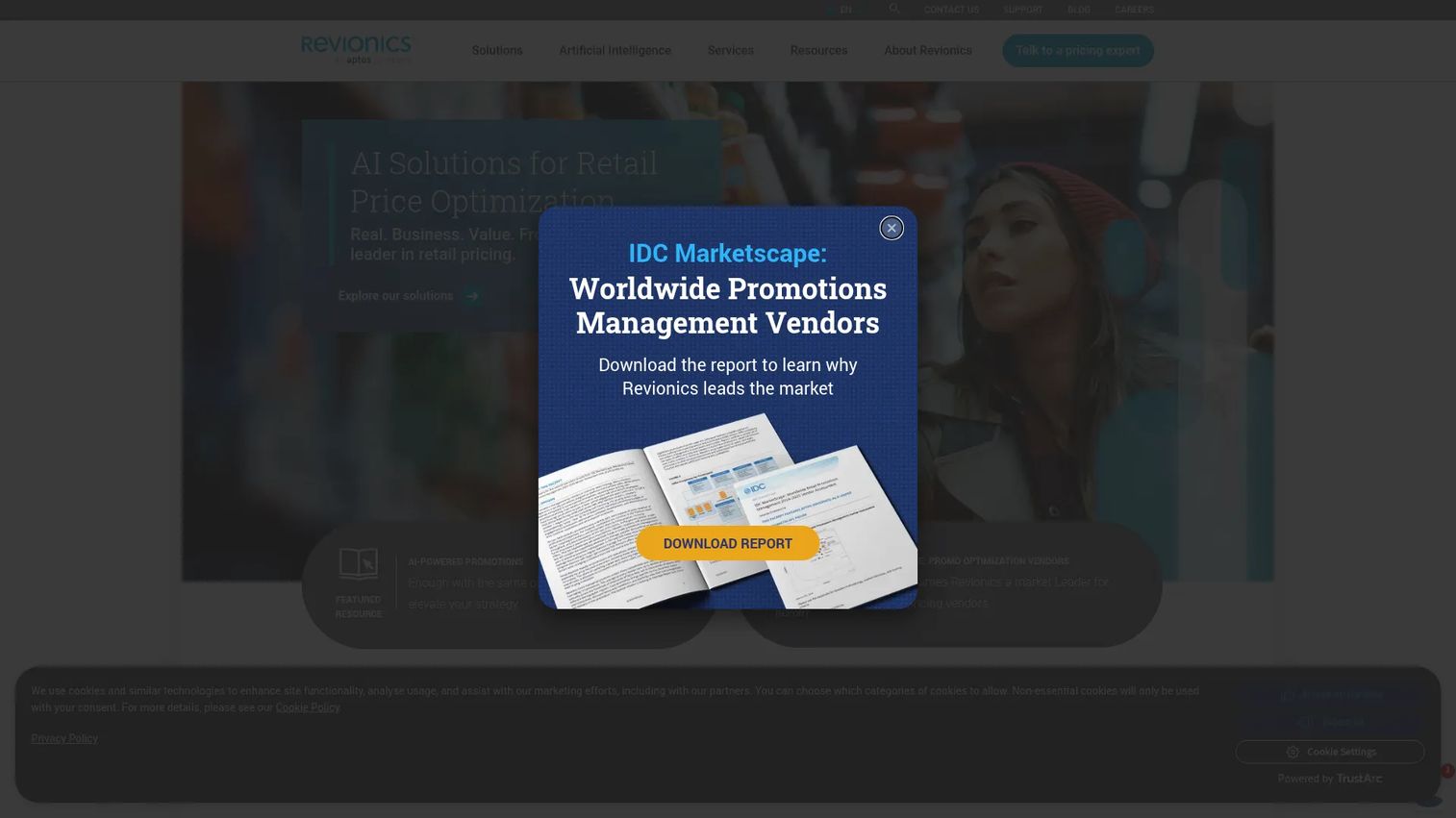 Revionics retail price optimization platform for base, promo, and markdown