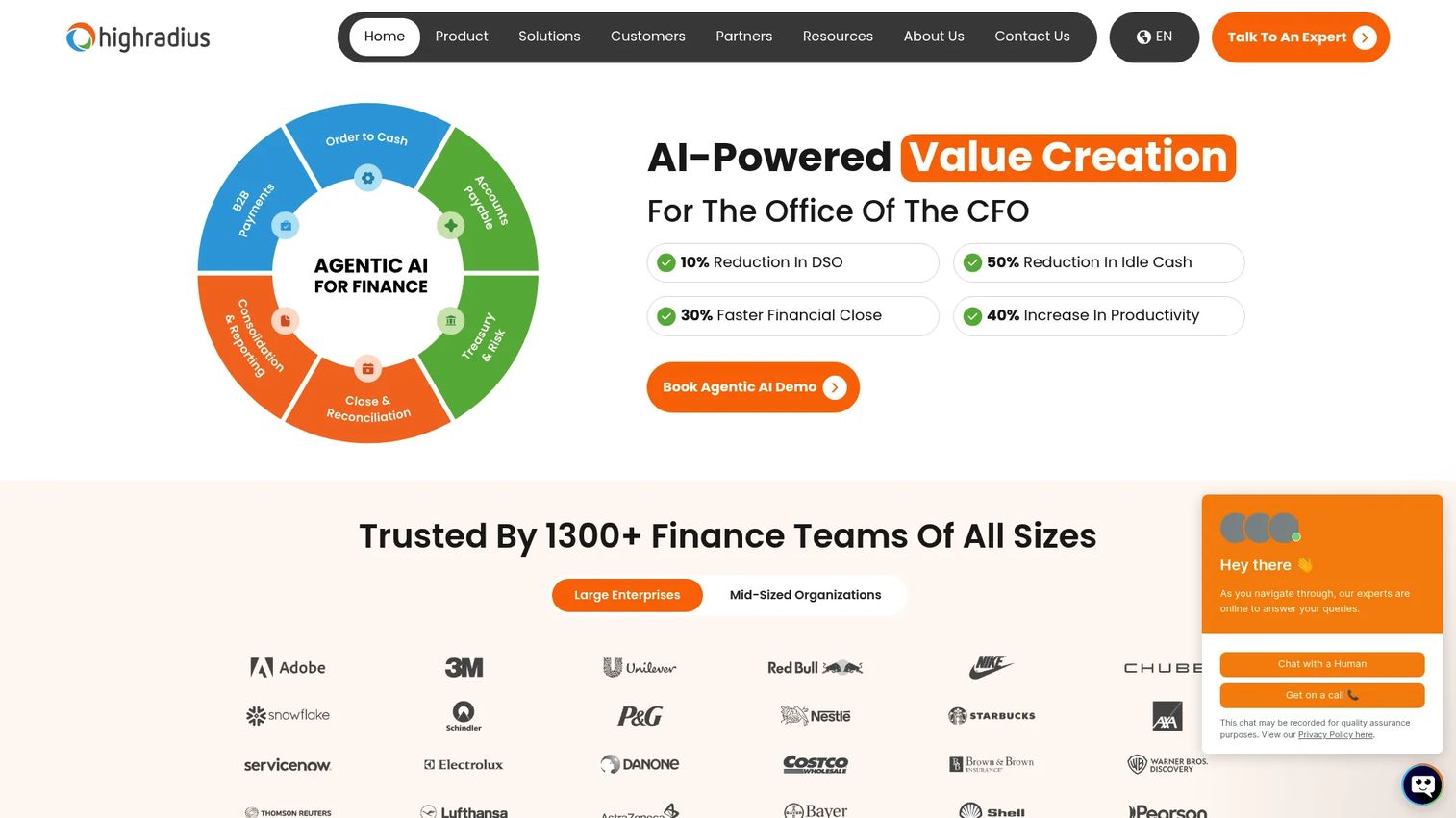 HighRadius dunning and AR automation software