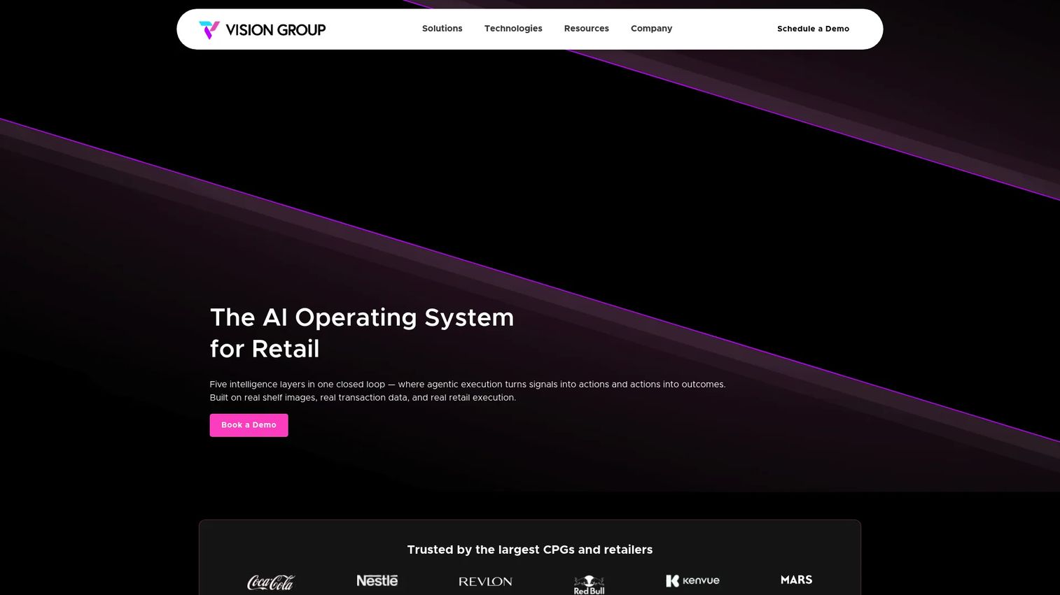 Curate by Vision Group assortment simulation platform homepage