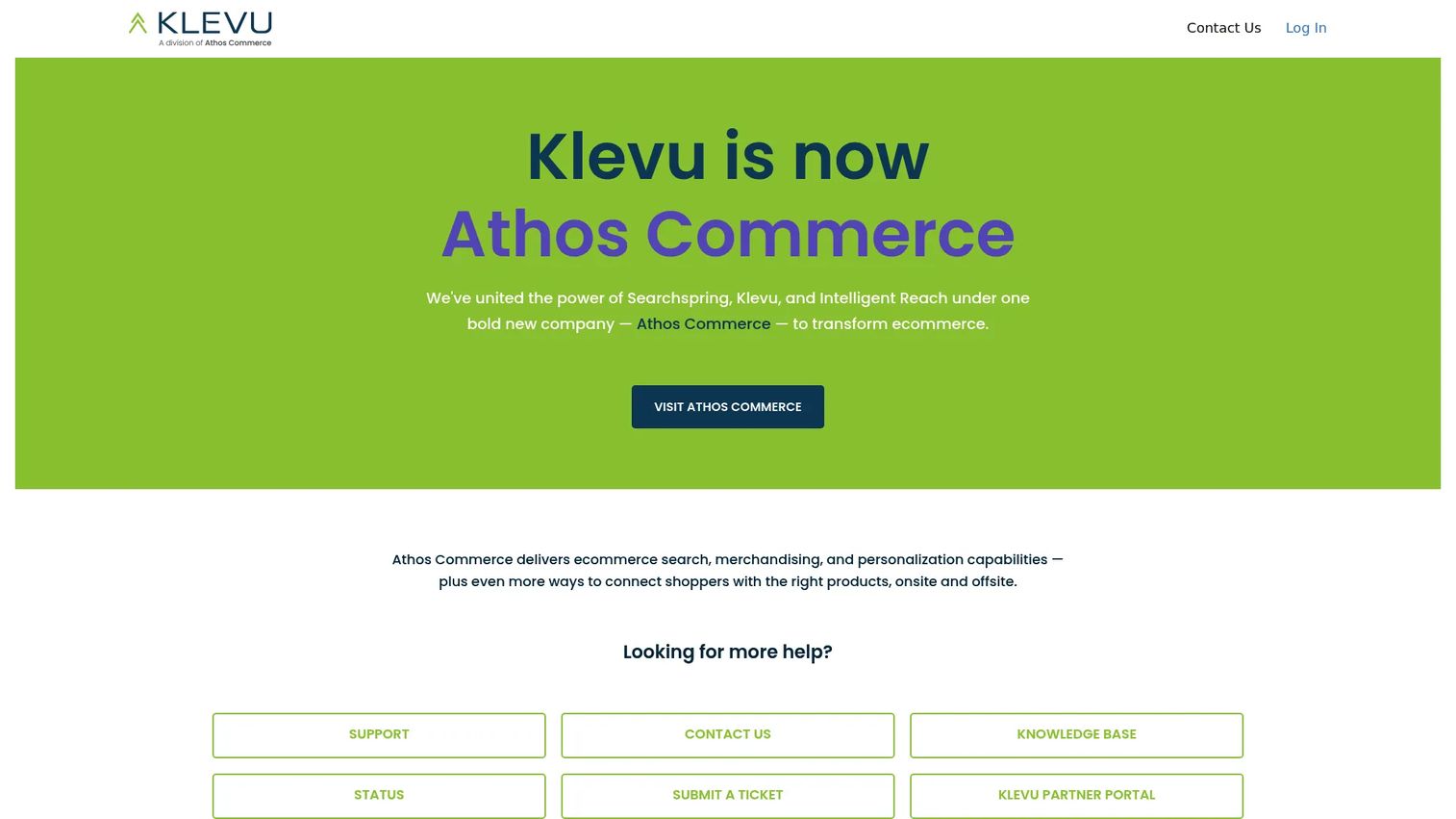 Klevu AI ecommerce search and discovery platform homepage