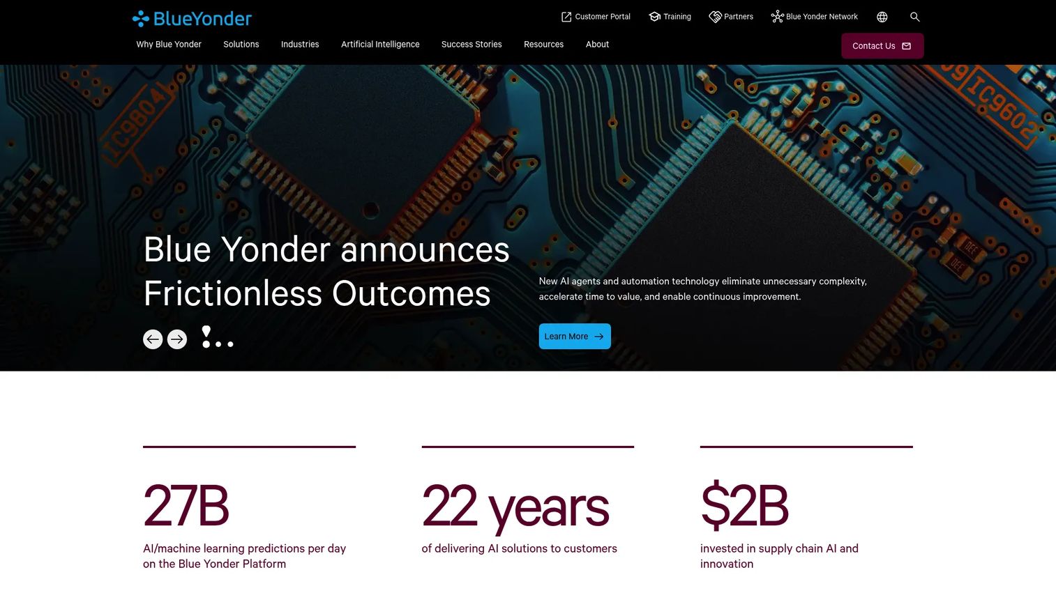 Blue Yonder supply chain and planning platform