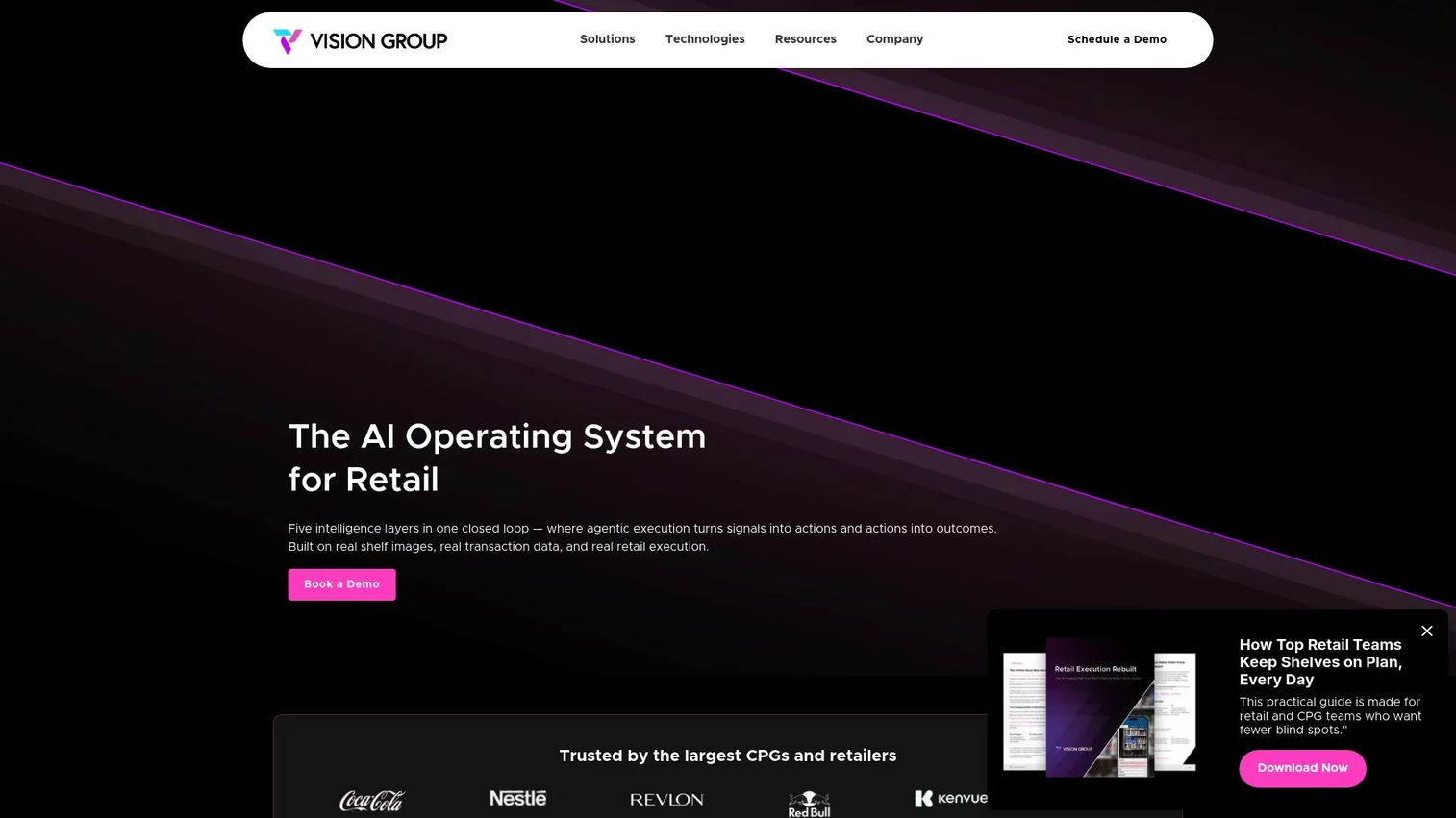 Vision Group Retail store execution platform