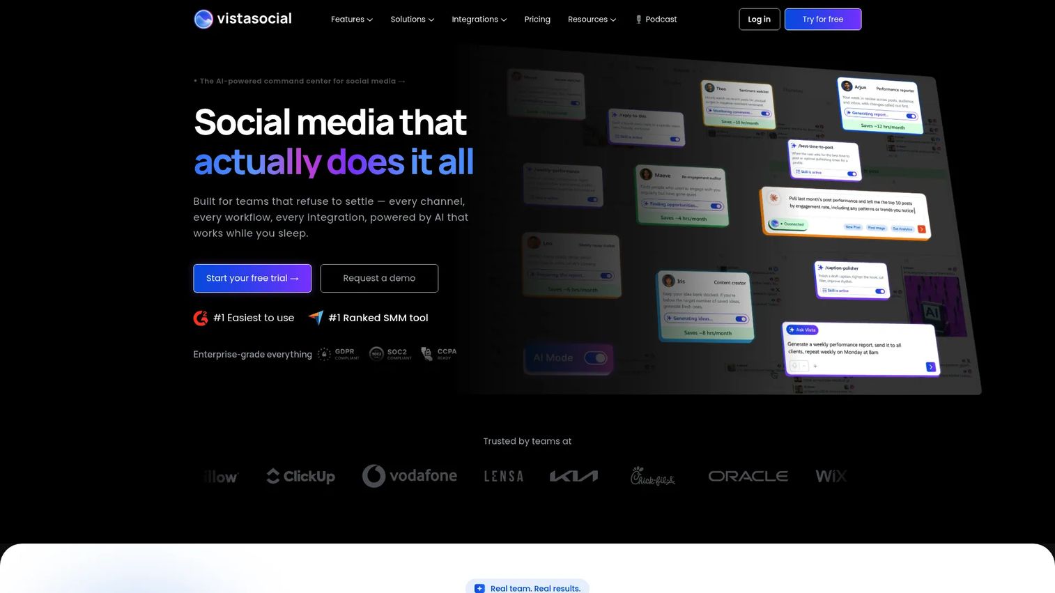 Vista Social all-in-one social management platform