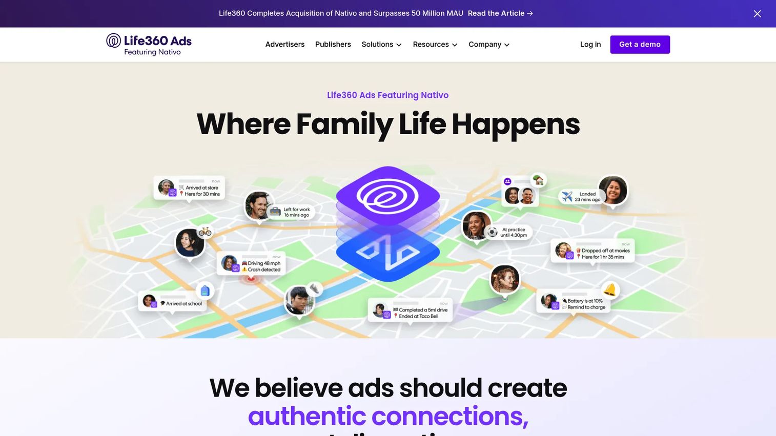 Nativo native advertising platform homepage