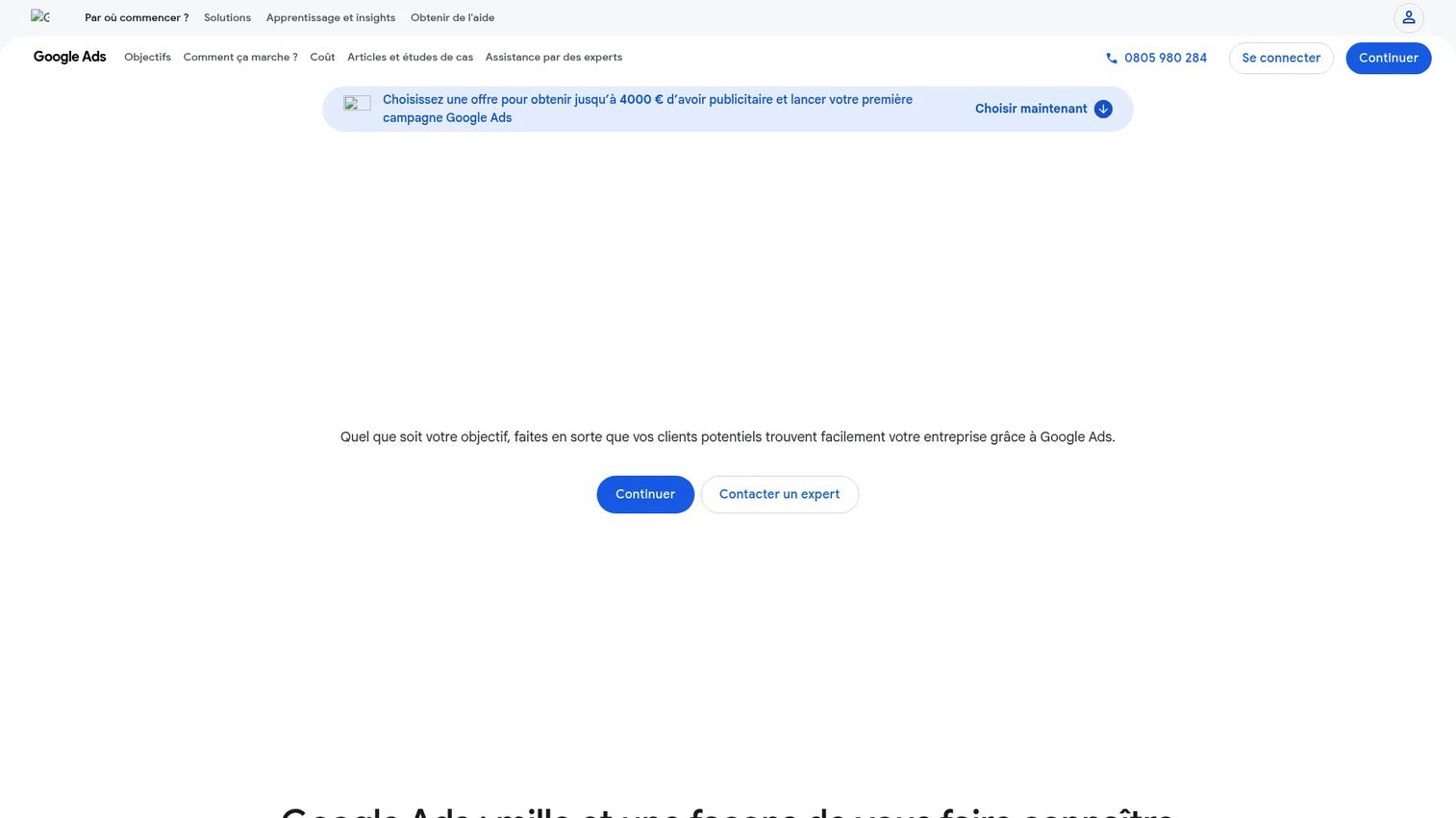 Google Ads paid search platform interface