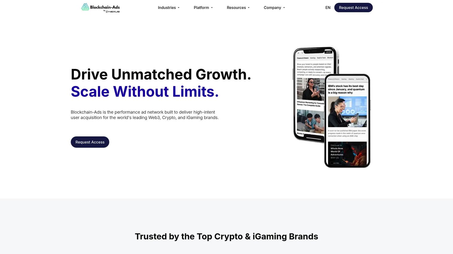 Blockchain-Ads screenshot