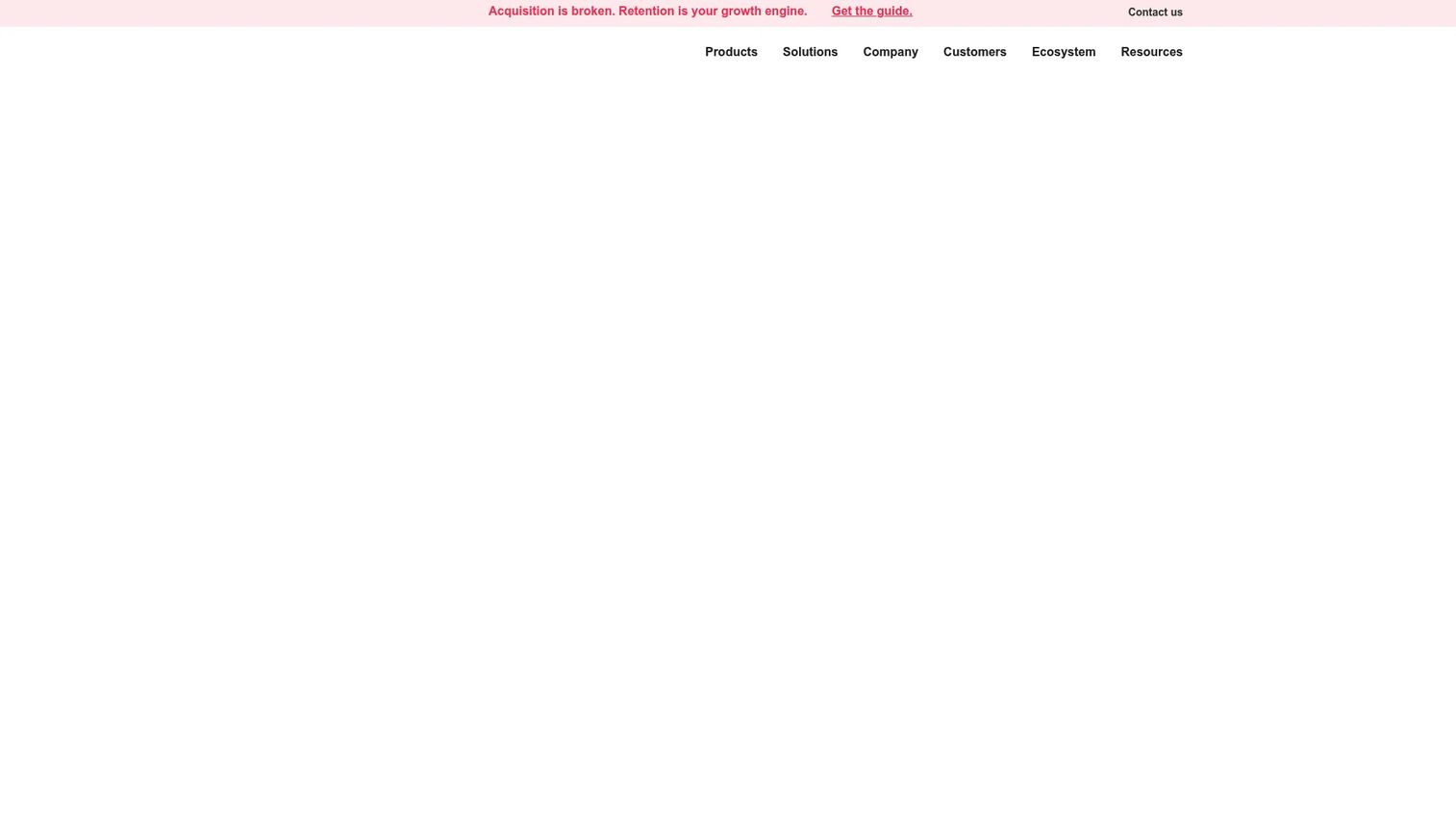 Salesfloor retail clienteling and virtual shopping platform homepage